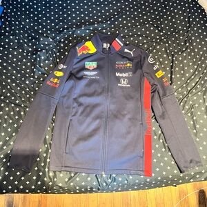 Puma Black and Gray Jacket Label Detail